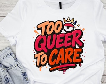 Pride Month PNG-shirtontwerp | Rainbow Quote, Queer Empowerment (digitale download)