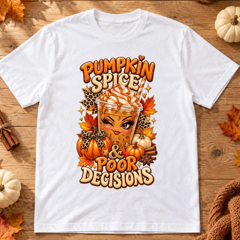Fall PNG Design for Autumn Shirts, Crafts and Sublimation Projects - Etsy
