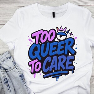Bold Pride Month PNG Shirt Design | LGBTQ Digital Download | Rainbow Quote PNG | Queer Empowerment Printable Tee Art | Instant Download