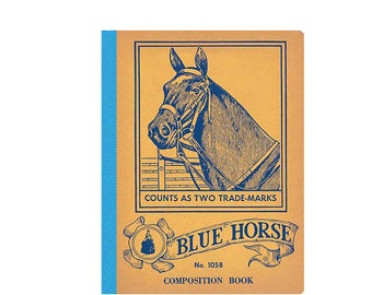 Blue Horse Composition Book