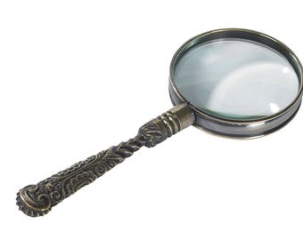 Rococo Magnifying Glass, Bronze