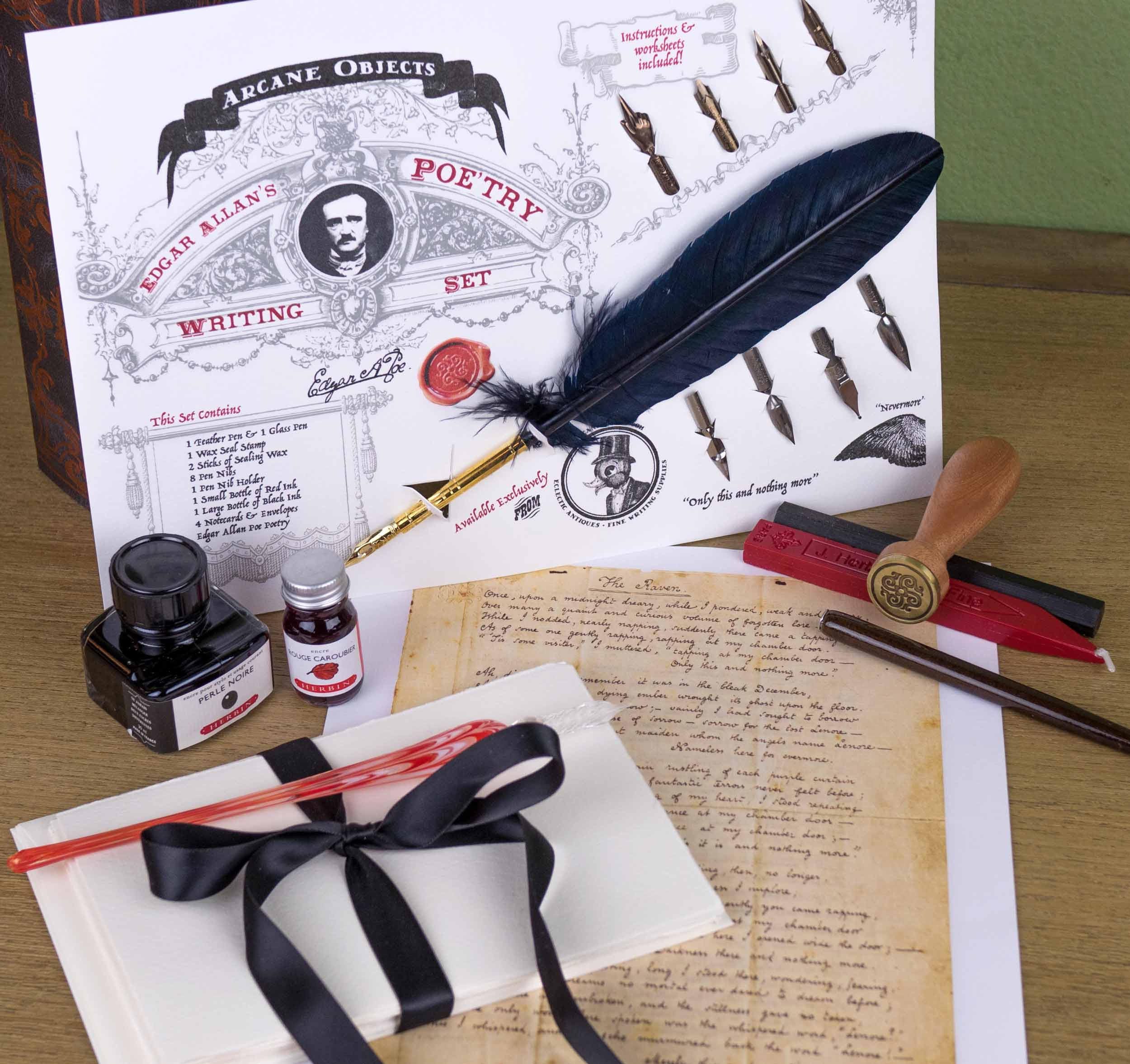 Edgar Allan's Poe'try Writing & Calligraphy Set