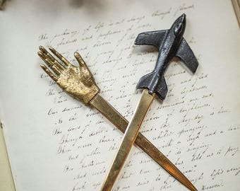 Airplane Letter Opener - Pewter
