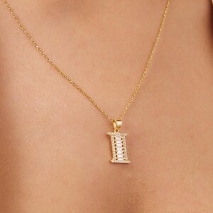 Personalisierte Stein Initial Halskette, Vergoldete Buchstabe Halskette, Zirkon Stein Schmuck, Geburtstagsgeschenk, Elegantes Muttertagsgeschenk