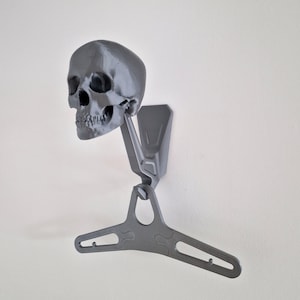Suporte para capacete de motocicleta tipo caveira