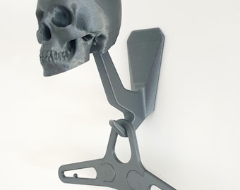 Skull motorhelmhouder: 3D-model STL-bestand (alleen digitale bestanden)
