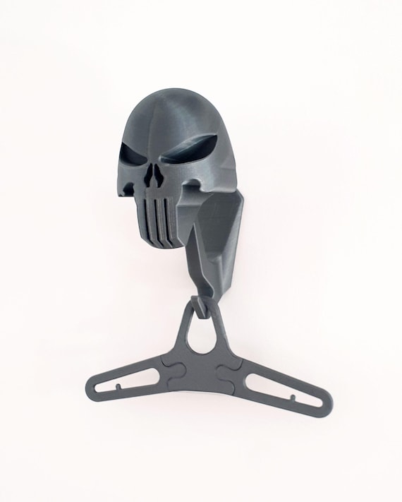 Skull Motorcycle Helmet Holder Punisher - 3D Model STL (digital Files) -  Etsy