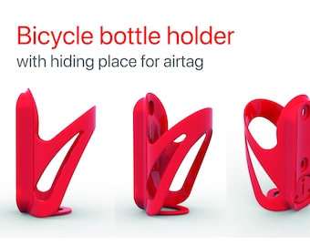 Airtag Bicycle Bottle Holder Hiding Place (Digital Files)