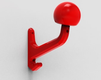 3D Motorcycle Helmet Holder STL Model: Bicycle Helmet Support (Digital Files)
