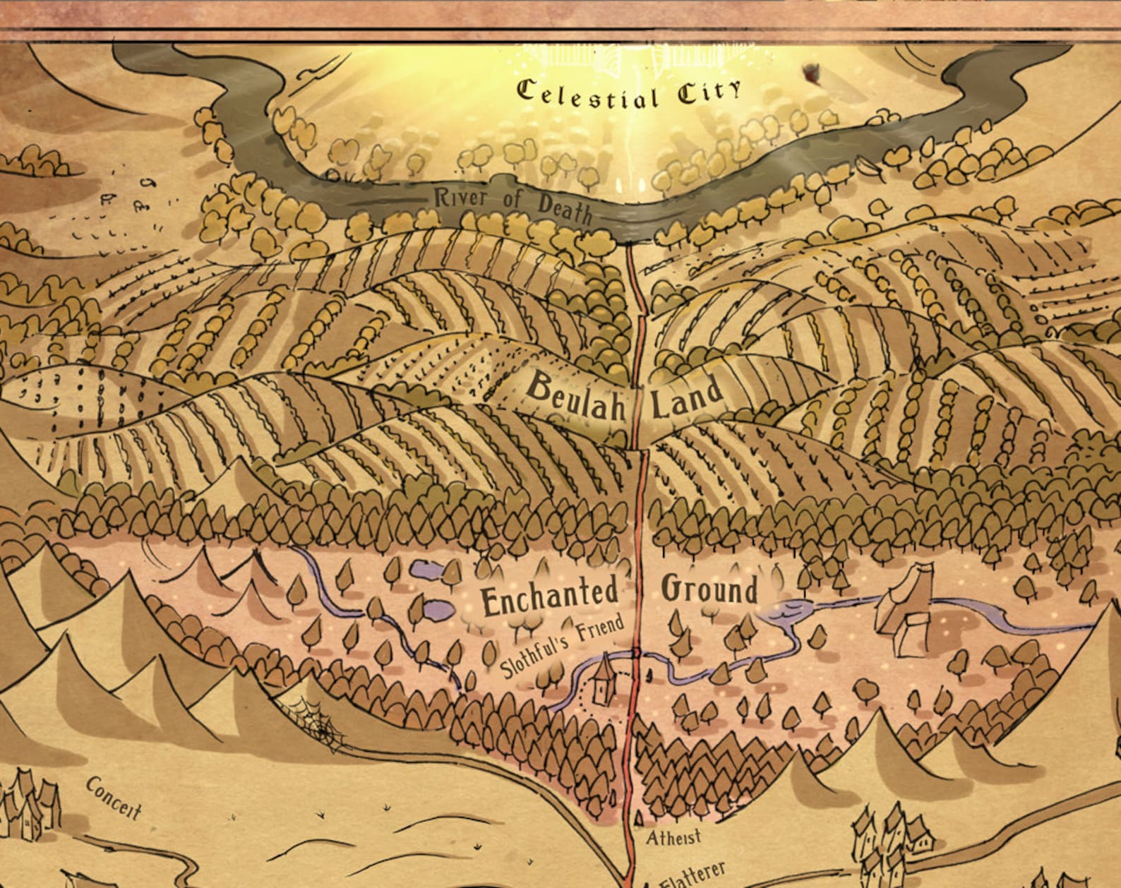 Pilgrim 39 s Progress Maps Hand Drawn - Il 1588xN.1129899782 Cux0 