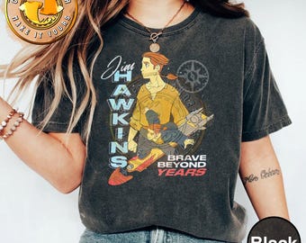 Retro Disney Treasure Planet Jim Hawkins Shirt, Brave Beyond Years Tshirt