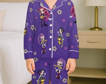 PICCOLE DIMENSIONI - Pigiama per bambini Kpop, regali per fan Kpop, pigiama ispirato a Demon Hunter