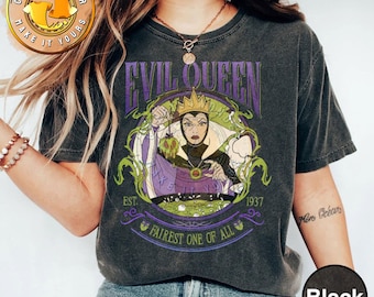 Vintage Disney Villains Evil Queen Shirt, Disney Villains Unfairly Ever After shirt, Snow White, Fairest One Of All, Hollywood Studios shirt