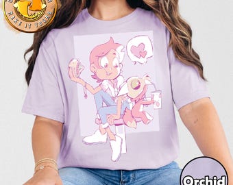 Luz Noceda & King Comfort Colors Hemd, The Owl House Tee