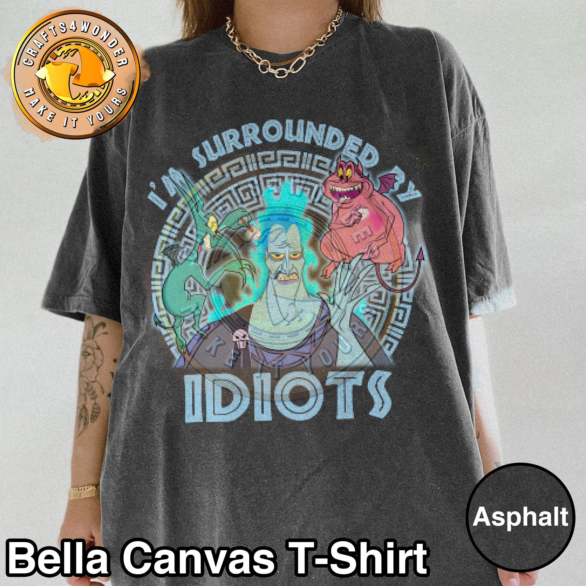 Retro Disney Hercules Villains Hades Pain Panic Shirt, I'M Surrounded ...