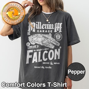 Retro Star Wars Han Solo Millennium Falcon Shirt, Galaxy&#39;S Edge Tshirt, Star Wars Ship, Star Wars Nite Shirt, Disneyland Vacation Shirt