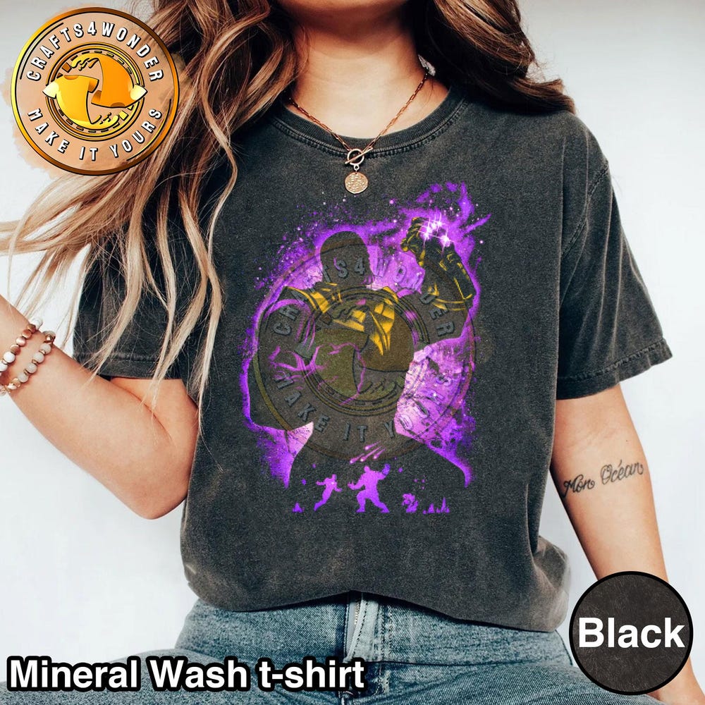 Retro Marvel Thanos Silhouette Portrait Shirt, Vintage The Infinity War Tshirt, Marvel Comics, Marvel Family Matching, Avengers Campus Shirt Trendy Fashion