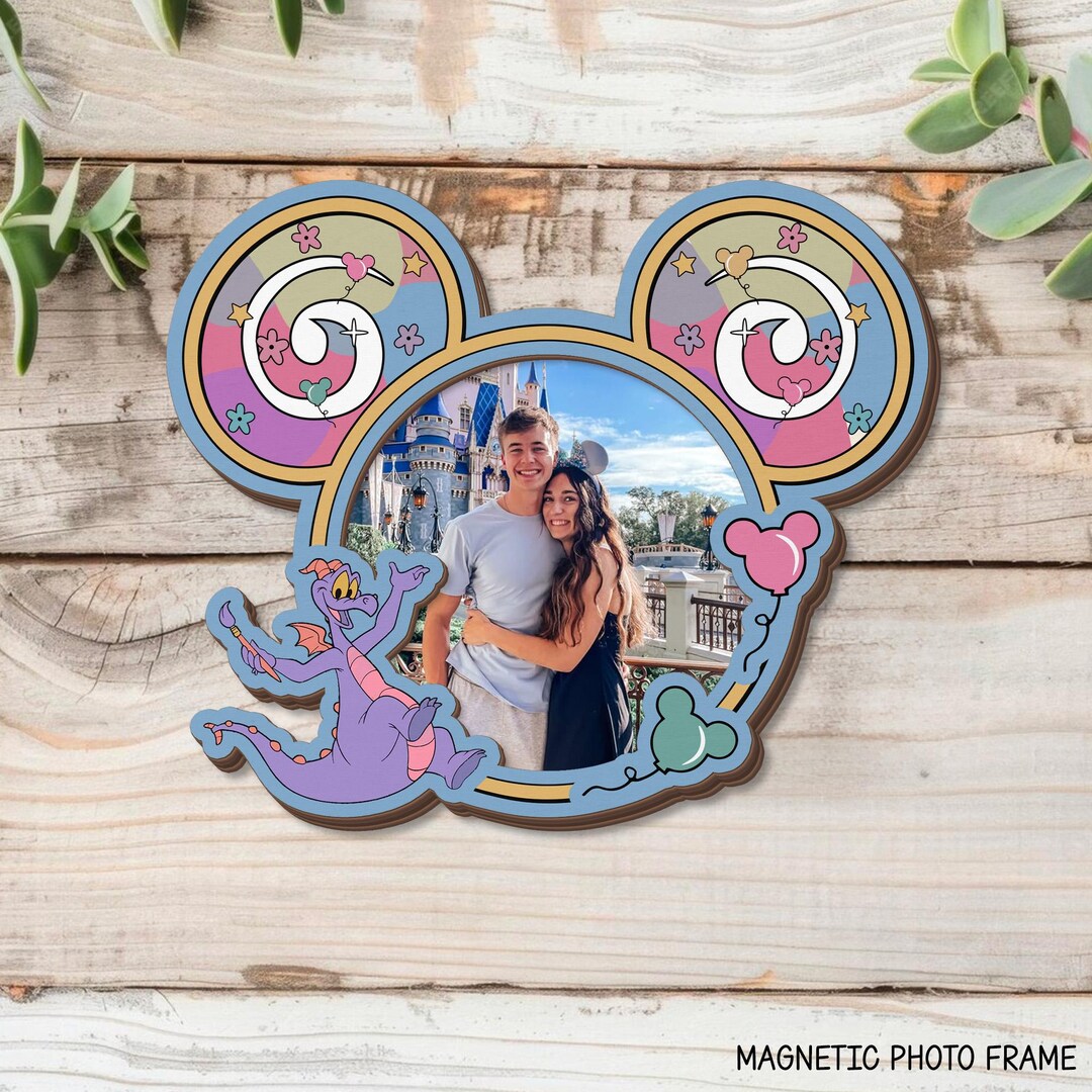 Disney Epcot Wooden Magnetic Photo Frame - Etsy