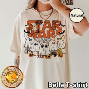 Vintage Star Wars C3P0 R2D2 Boo Ghost Shirt, Star Wars Halloween Tshirt, Mickey&#39;S Not So Scary Halloween Party, Galaxy&#39;S Edge, Spooky Season