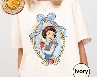 Retro Disney Schneewittchen Prinzessin Shirt, Vintage Disney Prinzessinnen T-Shirt
