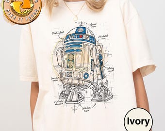 R2-D2 Schematic Shirt, Retro Star Wars T-Shirt
