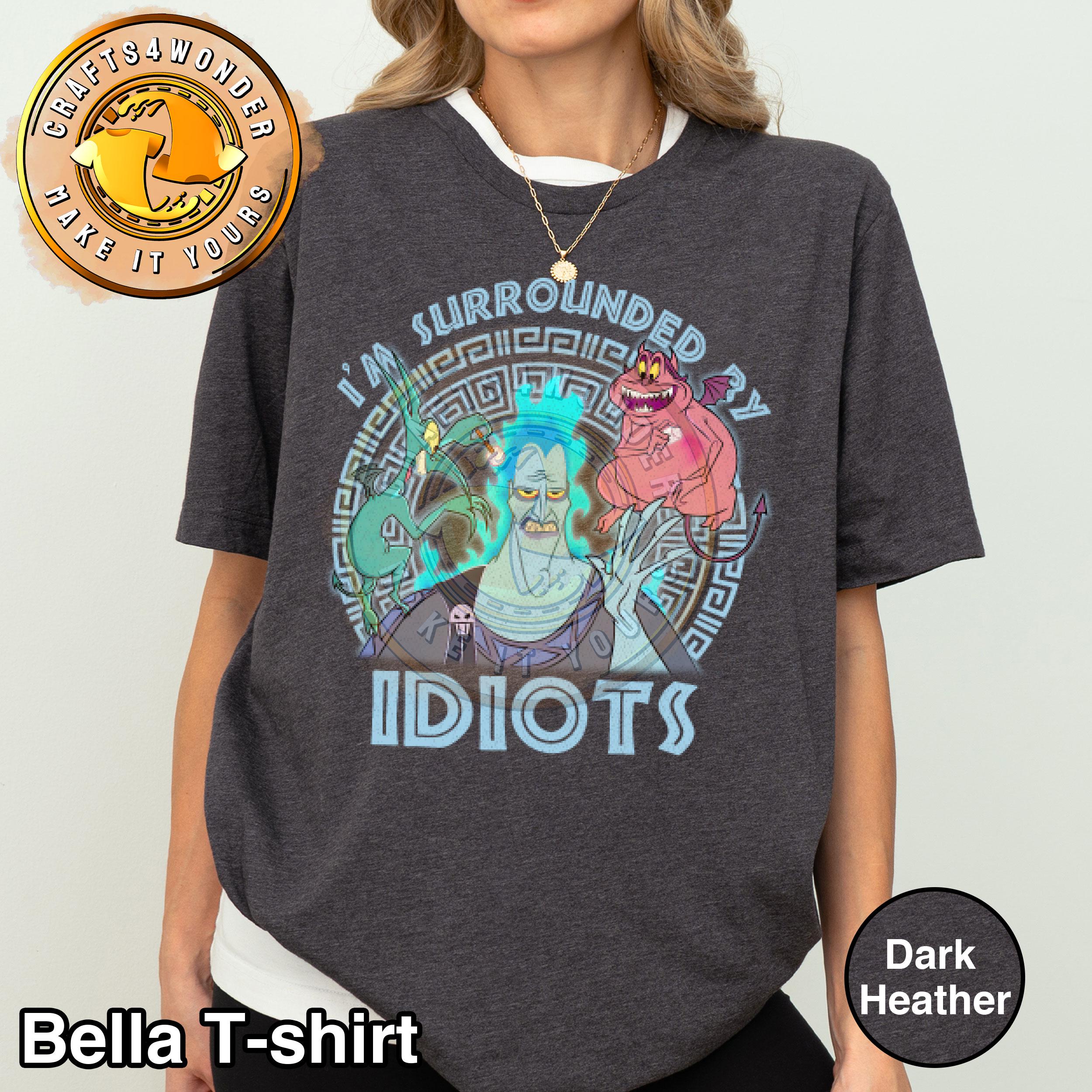Retro Disney Hercules Villains Hades Pain Panic Shirt, I'M Surrounded ...