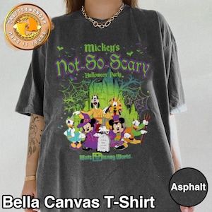 Vintage Mickey&#39;s nicht so beängstigend Halloween Party 2025 Shirt, Mickey & Friends Outfit Halloween Tshirt, Mickey&#39;s Boo für Sie, gruseliges Saison T-Shirt