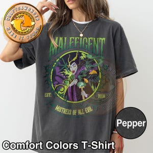 Retro Disney Villains Maleficent Sleeping Beauty Shirt, Disney Villains Unfairly Ever After, Mistress Of All Evil, Hollywood Studioes Shirt