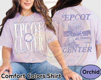 2-seitiges Vintage Disney World Epcot Center Shirt, Disney Epcot Tee