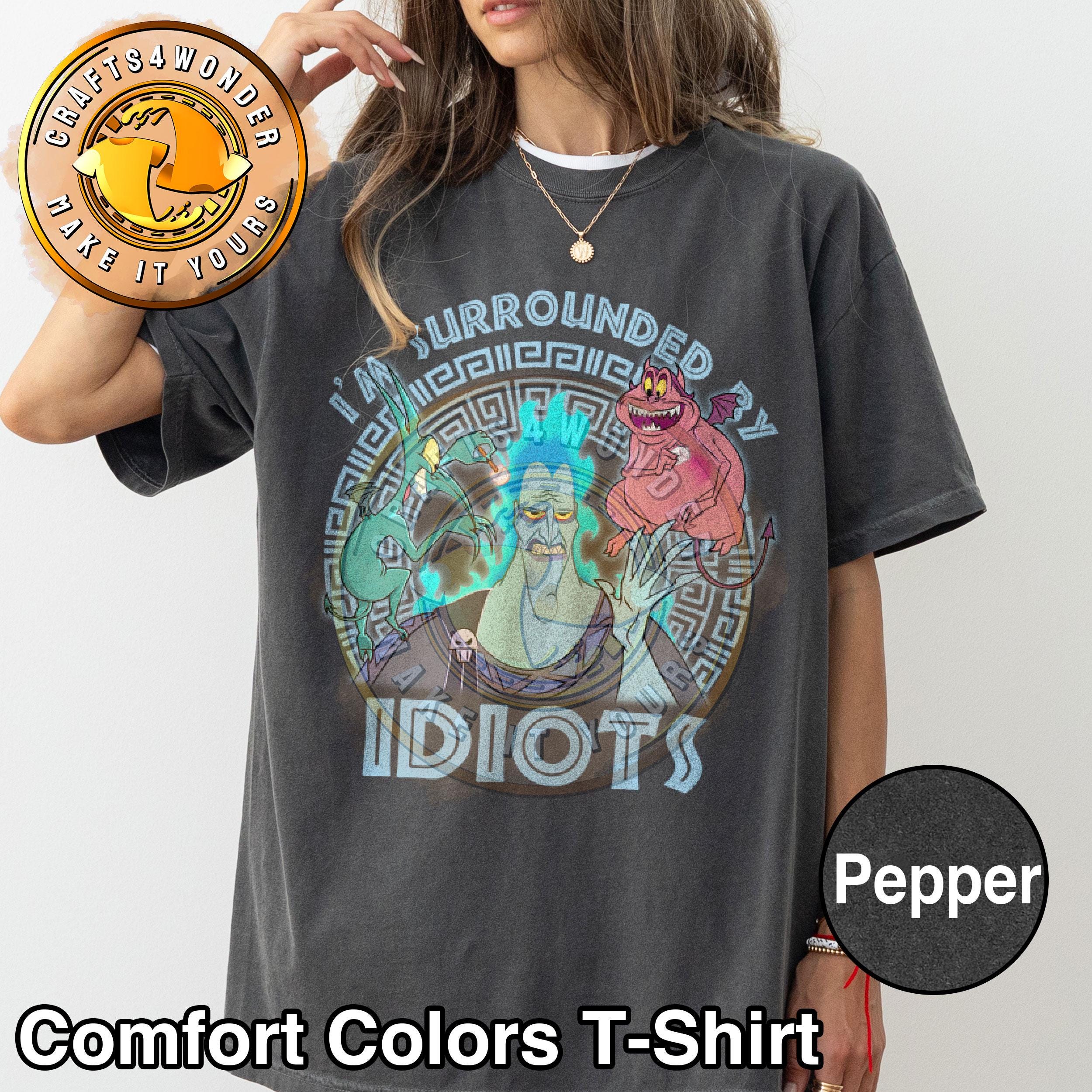 Retro Disney Hercules Villains Hades Pain Panic Shirt, I'M Surrounded ...