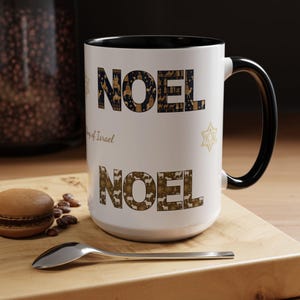 Taza de café de la Natividad de Navidad: Versículo bíblico cristiano, regalo de la Noche Estrellada