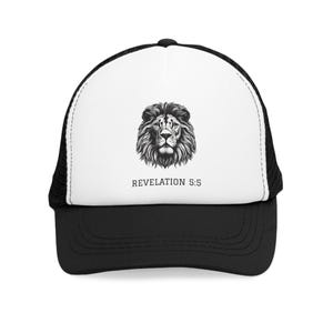 Christian Lion of Judah Mesh Baseball Cap Bible verse scripture Christian caps