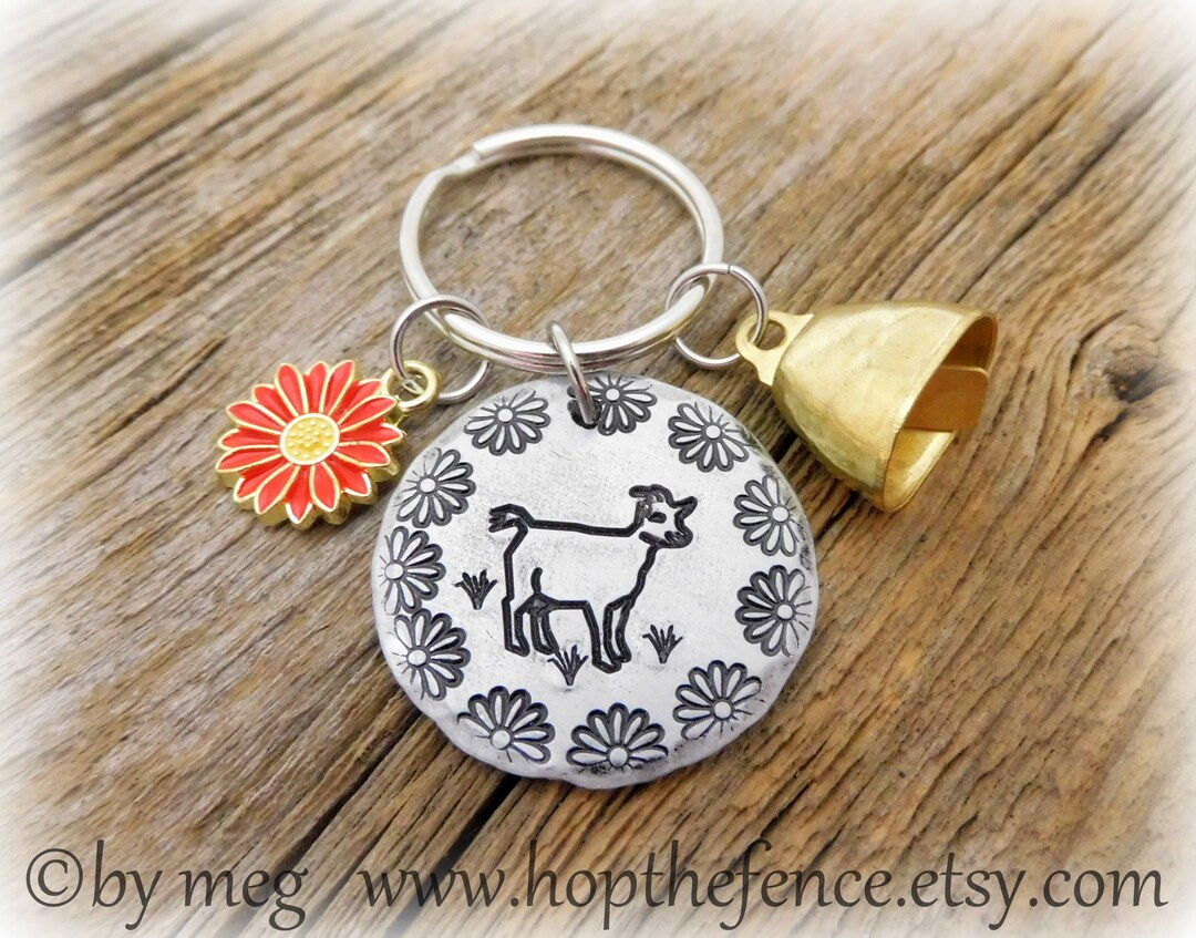Cow Bell Key Chain 1 1/8