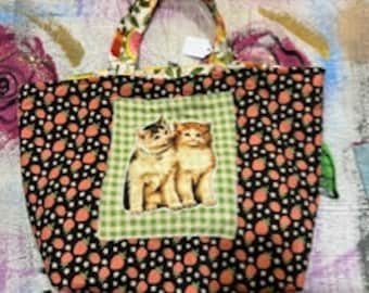 Cat tote bag