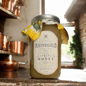 Raw Organic Spring Honey