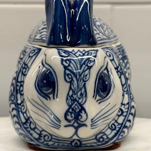 Fenton Blue Trinket Box - Etsy