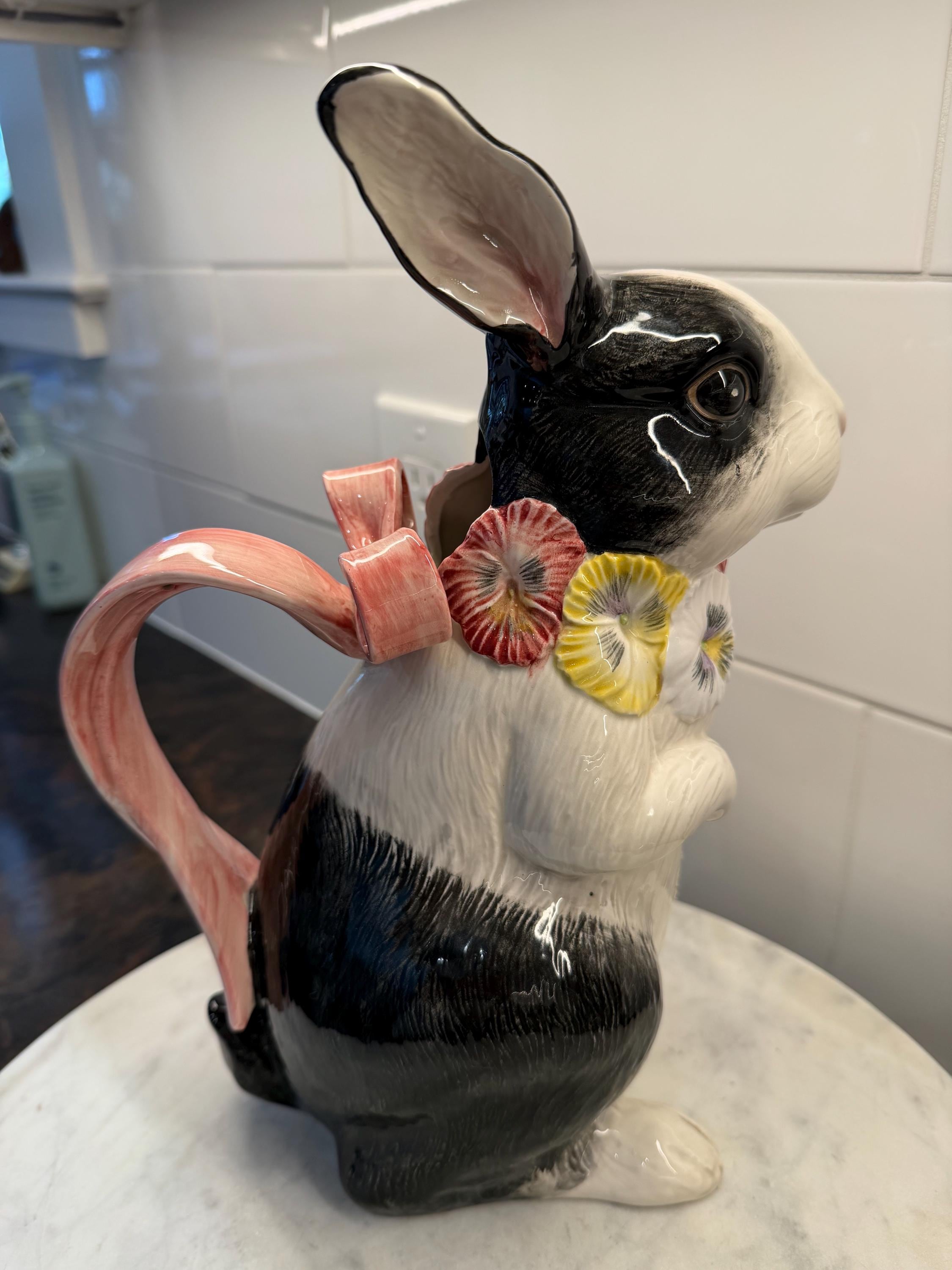Fitz Floyd Rabbit Pitcher - Etsy