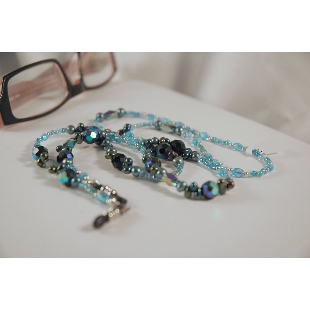 Brillenkette Eyeglass Holder - blue/blue – Driftless Goods