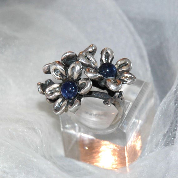 Daisy Bouquet Statement Ring, Vintage Artisan Stu… - image 2