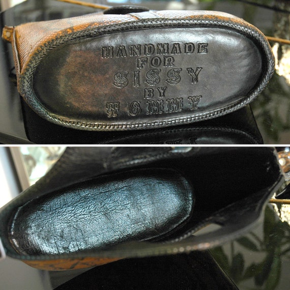 Handcrafted Natural Python Purse, Structured Hard… - image 5