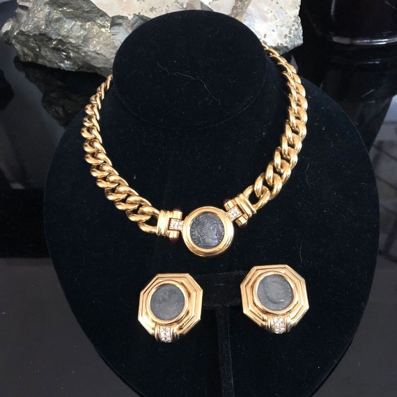 Vintage 80s Ciner Etruscan Coin Set 