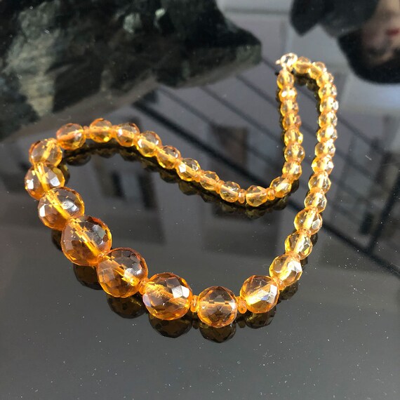 Vintage Czech Crystal Necklace/Choker, Beautiful … - image 8