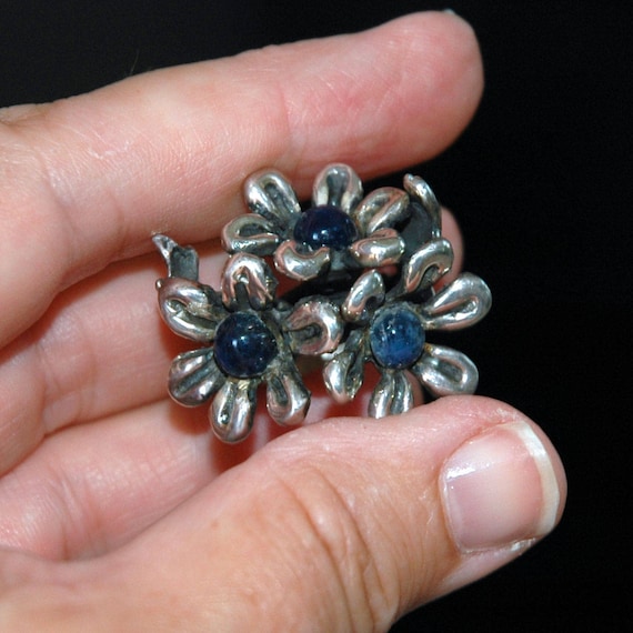 Daisy Bouquet Statement Ring, Vintage Artisan Stu… - image 3