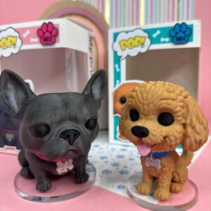 Custom 3D printed Pet Style Figure – Personalized Dog Figurine Collectible – 3D Printed Gift for Pet Lovers /