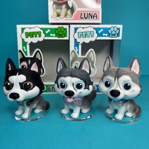 Custom 3D printed Pet Style Figure – Personalized Dog Figurine Collectible – 3D Printed Gift for Pet Lovers / dog lover gift