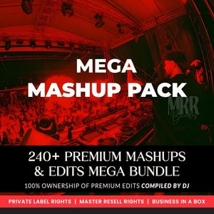 Mega Music Mashups & Edits Bundle, DJ Compiled premium Mashups and edits, Royalty Free Songs, Premium Songs, Mashups Pack, Premium Edits