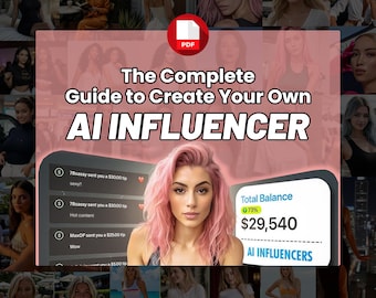 AI Influencer Guide: DIY Design, Branding & Monetization (PDF Download)