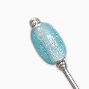 Seaglint hårspinnar i rostfritt stål, Glimmercore-serien, uppsättningsnål i speciallängd, säker hårknuthållare som sitter hela dagen i 10 skimrande resinfärger