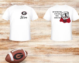 nothing finer than a Gerogia Fan short sleeve t-shirt,