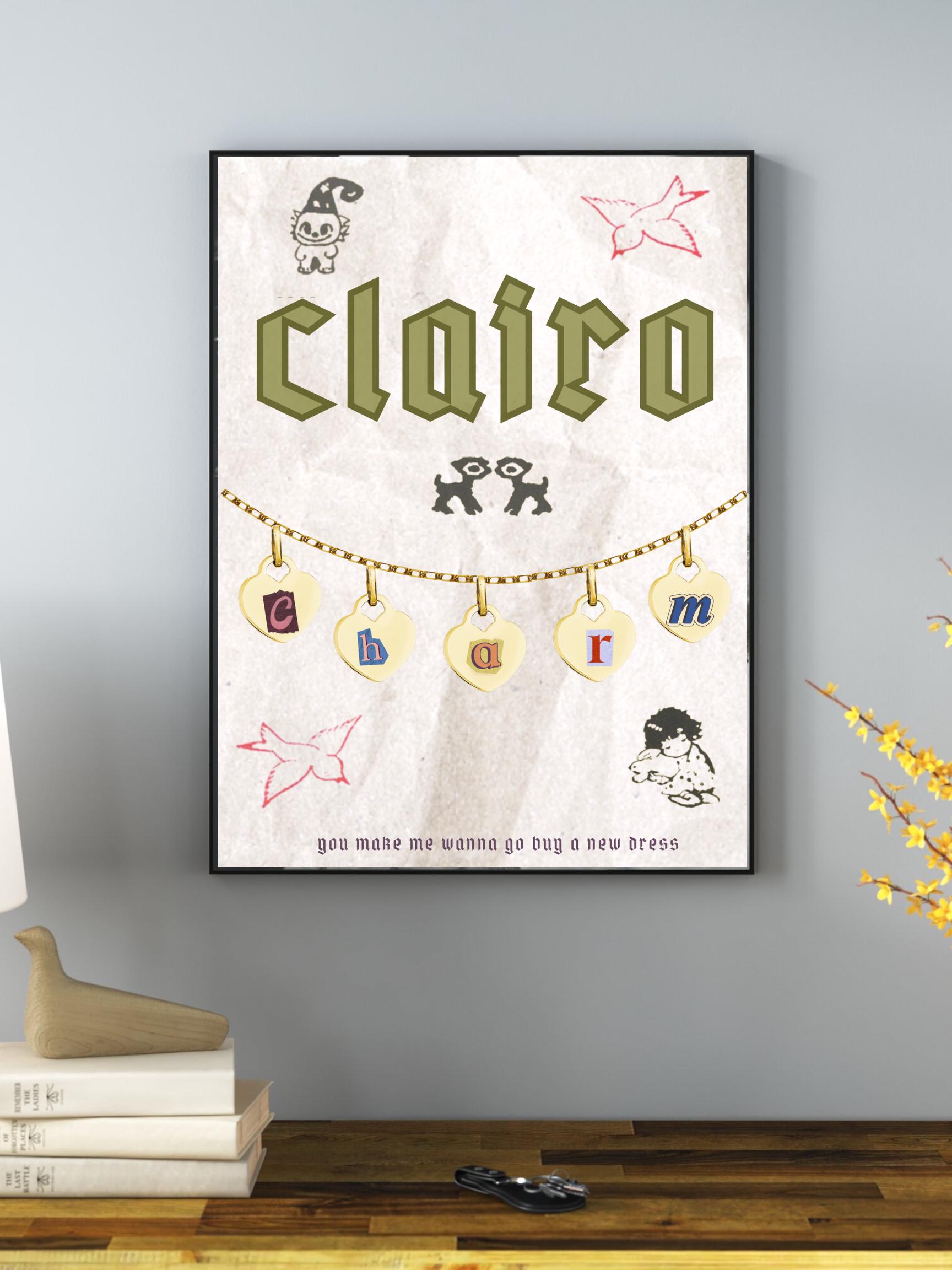 Clairo Charm Poster - Etsy